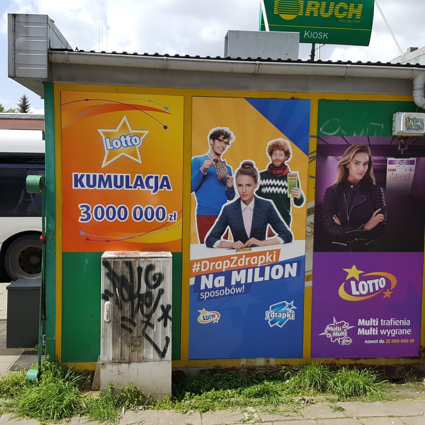 demontaż usuwanie starych reklam i montaż nowych reklam dla lotto, agencja reklamowa krantom.PL zachodniopomorskie Świnoujście Mielno Kołobrzeg Międzyzdroje Choszczno Pełczyce Gryfice Gryfino