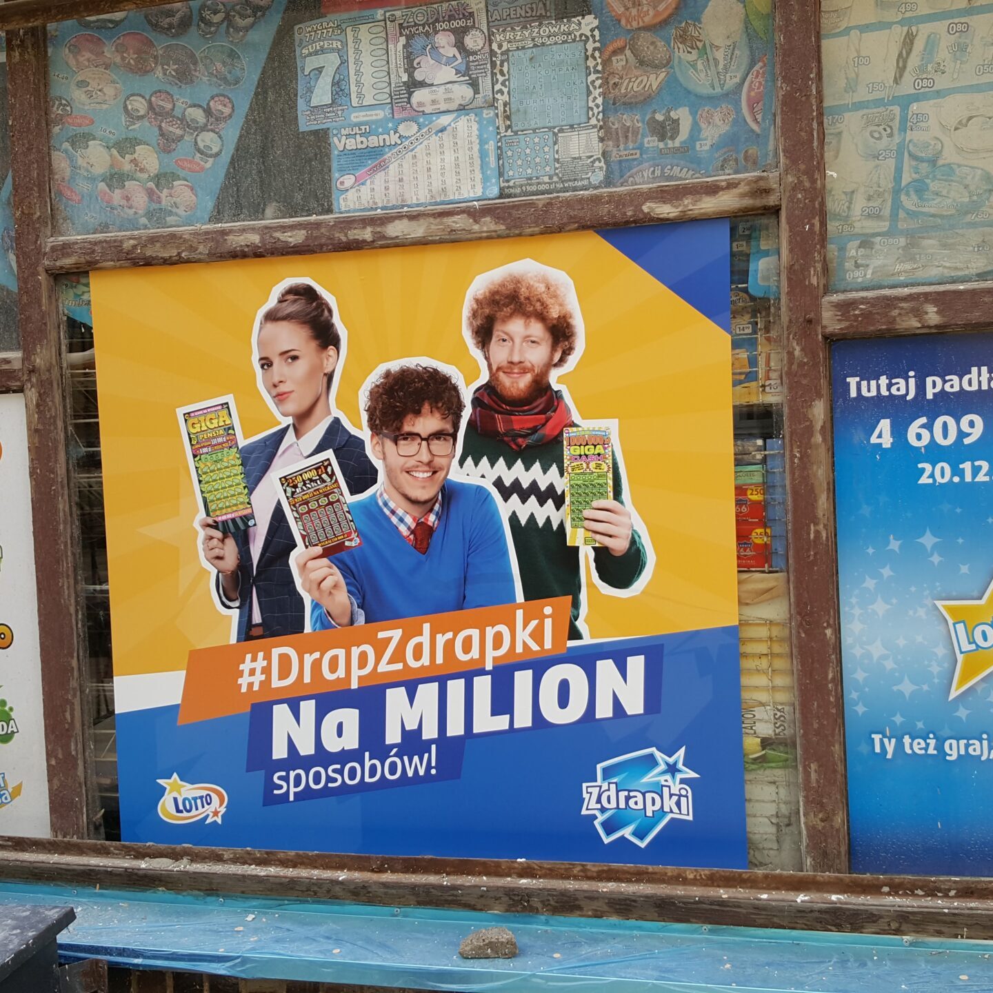 demontaż usuwanie starych reklam i montaż nowych reklam dla lotto, agencja reklamowa krantom.PL zachodniopomorskie Świnoujście Mielno Kołobrzeg Międzyzdroje Choszczno Pełczyce Gryfice Gryfino