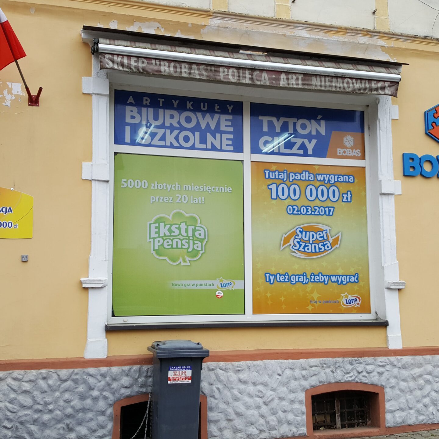 demontaż usuwanie starych reklam i montaż nowych reklam dla lotto, agencja reklamowa krantom.PL zachodniopomorskie