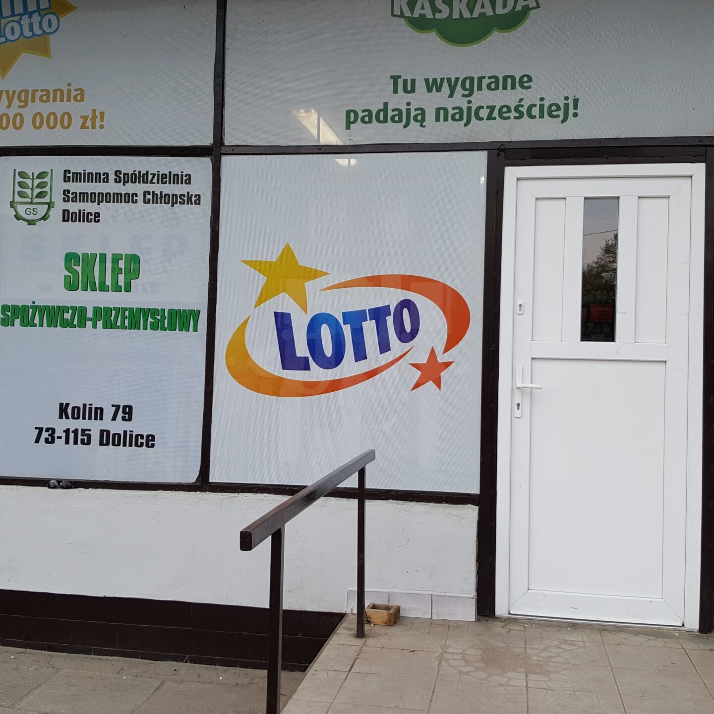 oklejanie witryn szyb sklepów i punktów handlowych dla lotto, agencja reklamowa krantom.PL