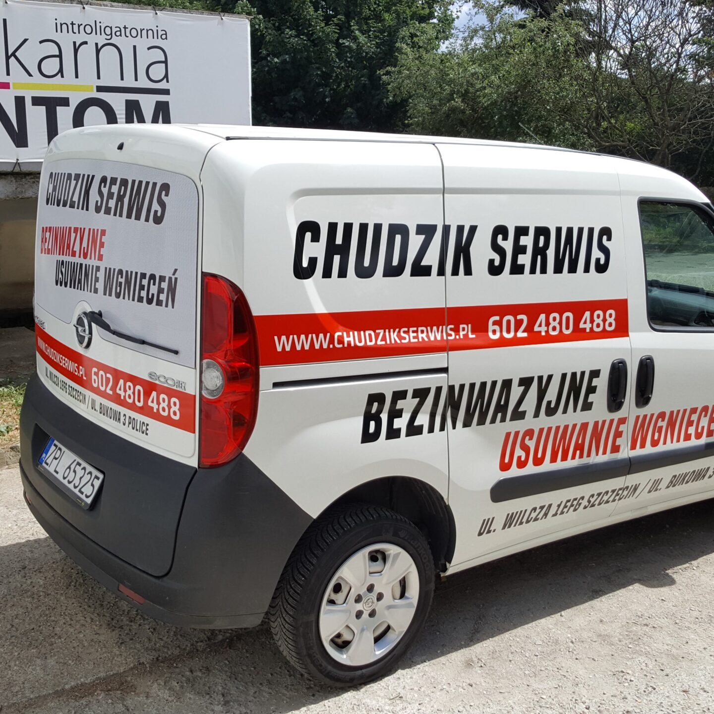 oklejanie samochodów firmowych krantom.PL Szczecin Berlin Prenzlau Löcknitz Schwedt Anklam Waren Neubrandenburg