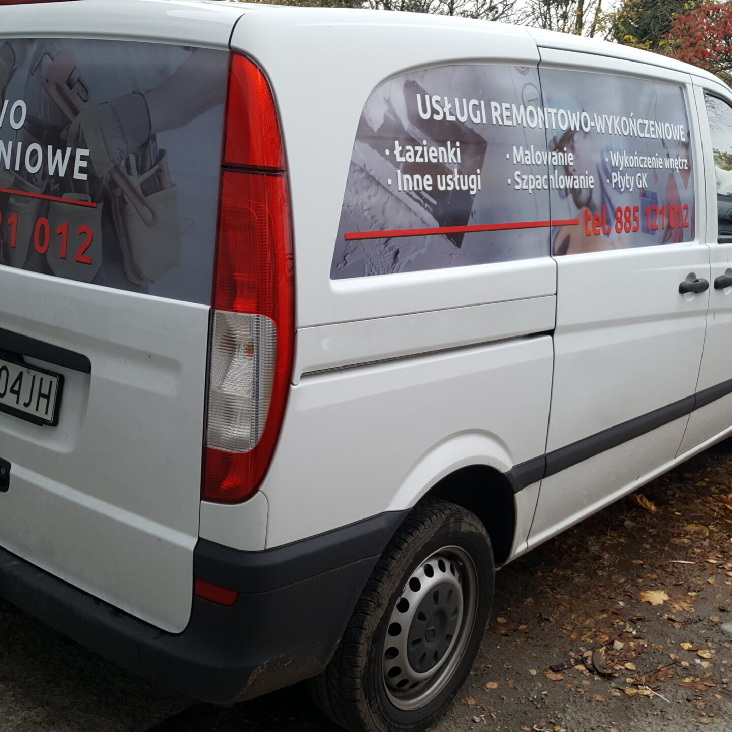 oklejanie samochodów firmowych krantom.PL Szczecin Berlin Prenzlau Löcknitz Schwedt Anklam Waren Neubrandenburg