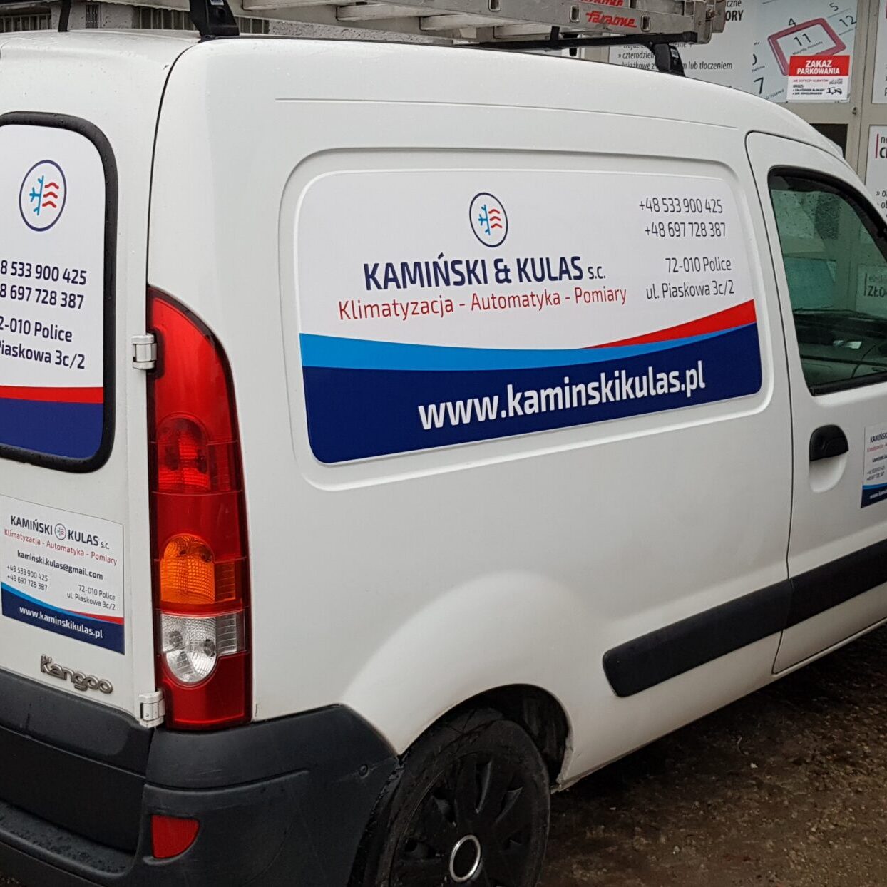 oklejanie samochodów firmowych krantom.PL Szczecin Berlin Prenzlau Löcknitz Schwedt Anklam Waren Neubrandenburg