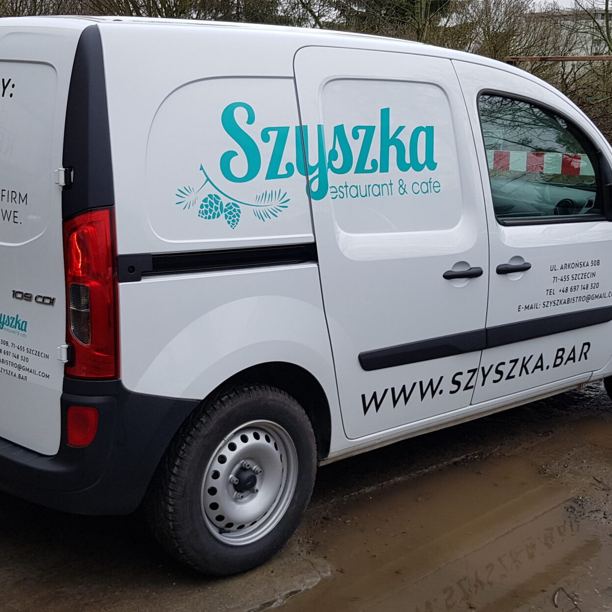 oklejanie samochodów firmowych krantom.PL Szczecin Berlin Prenzlau Löcknitz Schwedt Anklam Waren Neubrandenburg