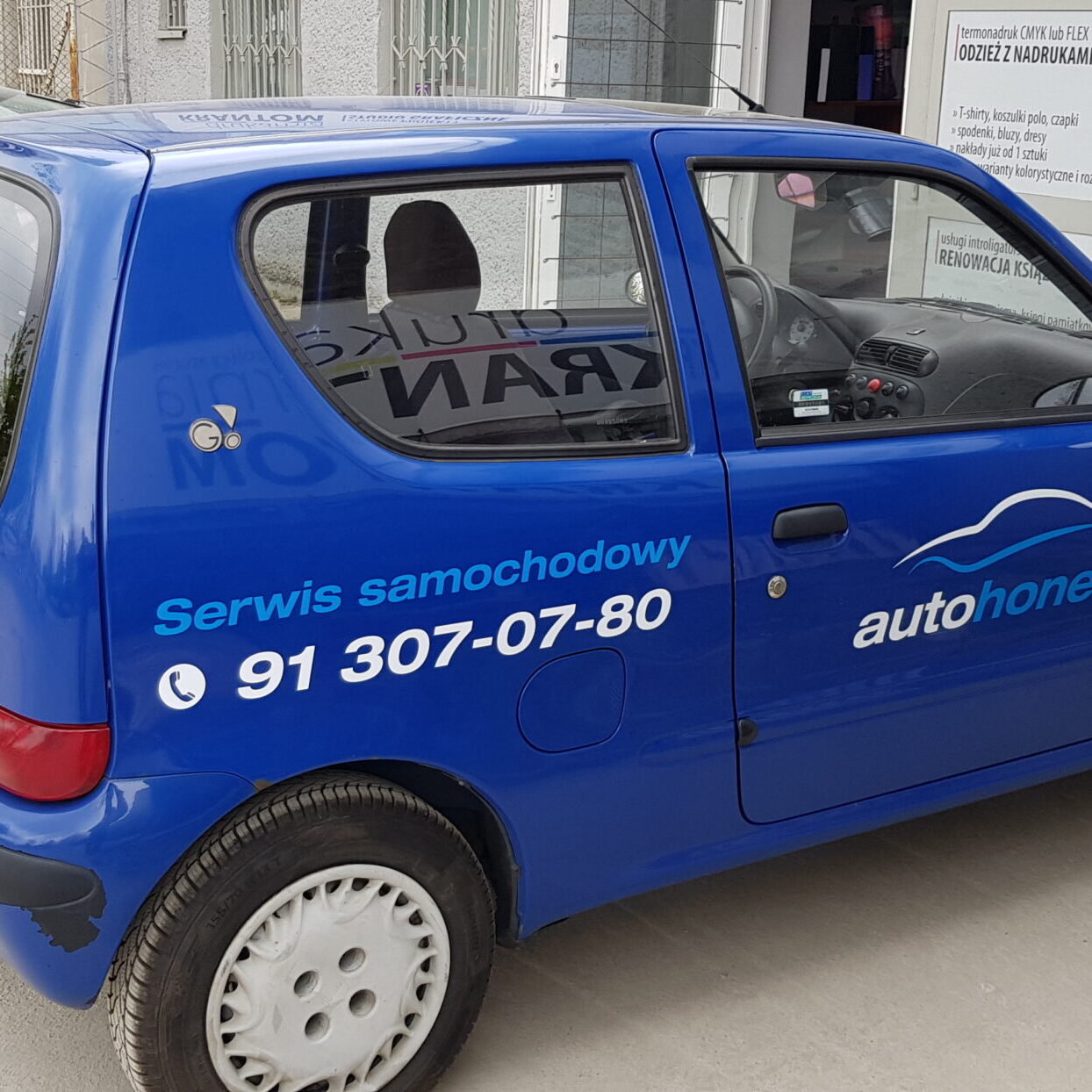 oklejanie samochodów osobowych krantom.PL Szczecin Berlin Prenzlau Löcknitz Schwedt Anklam Waren Neubrandenburg