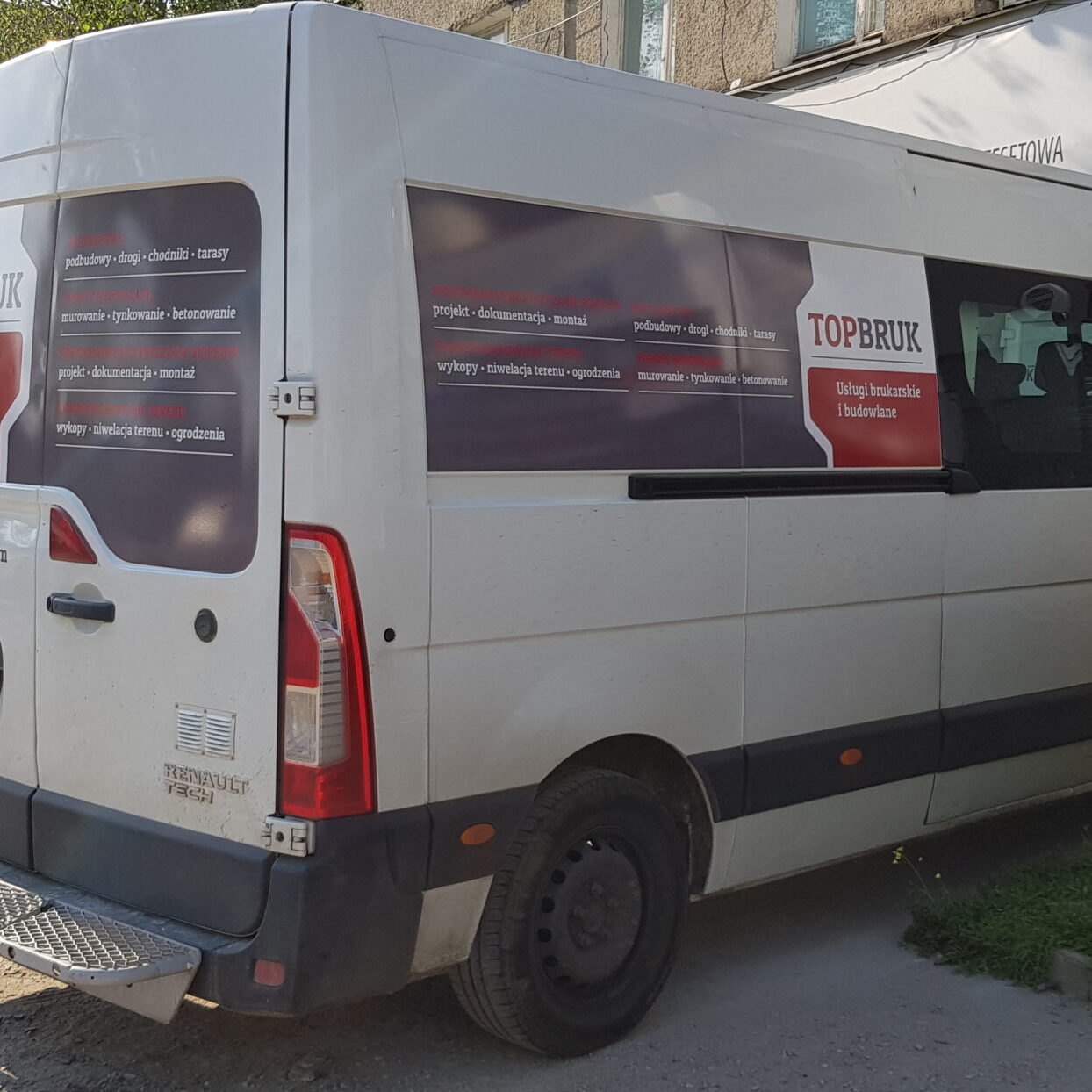 oklejanie samochodów dostawczych krantom.PL Szczecin Berlin Prenzlau Löcknitz Schwedt Anklam Waren Neubrandenburg
