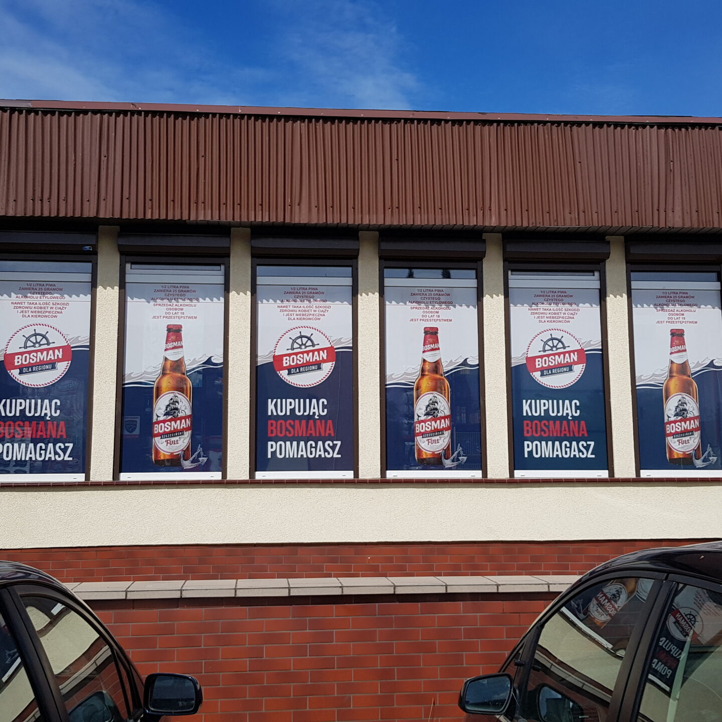 demontaż folii z szyb i oklejanie szyb Szczecin, agencja reklamowa i drukarnia krantom.PL