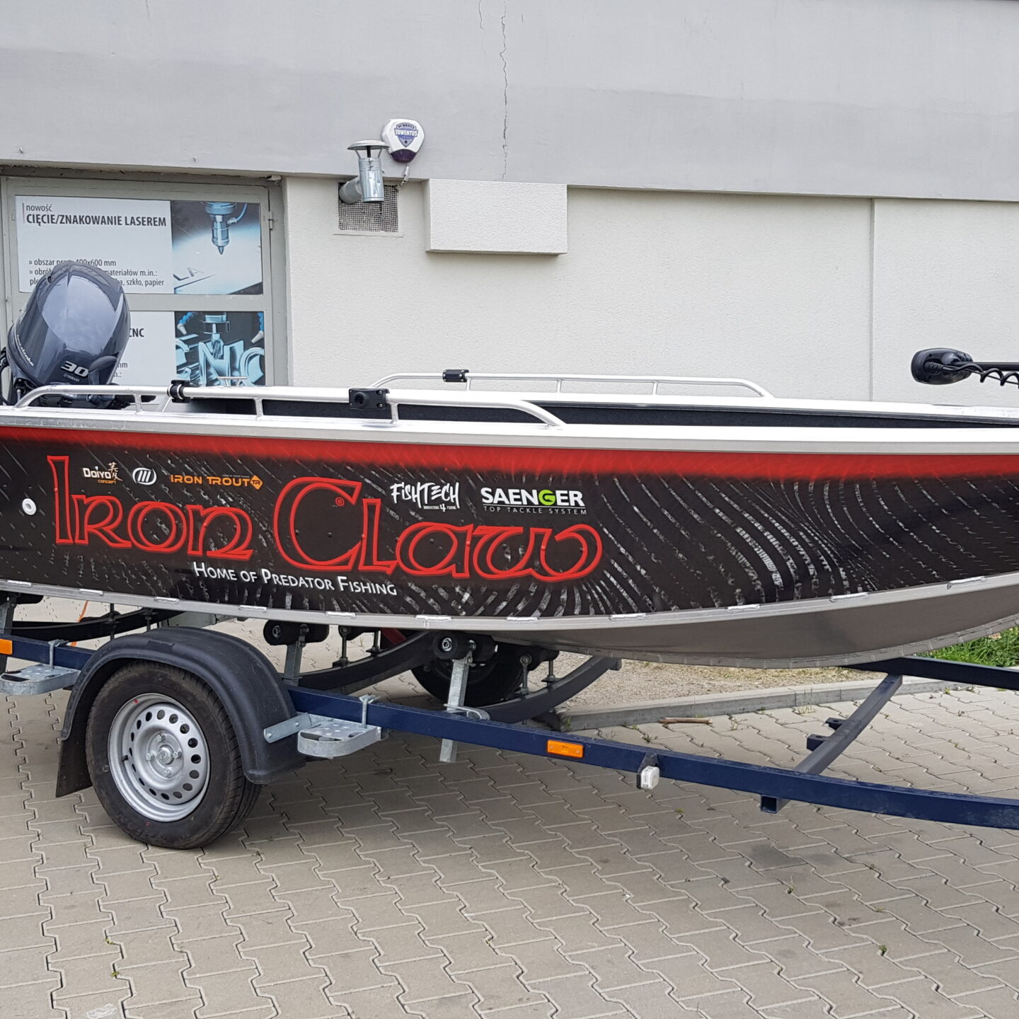 oklejanie łodzi Szczecin, agencja reklamowa krantom.PL