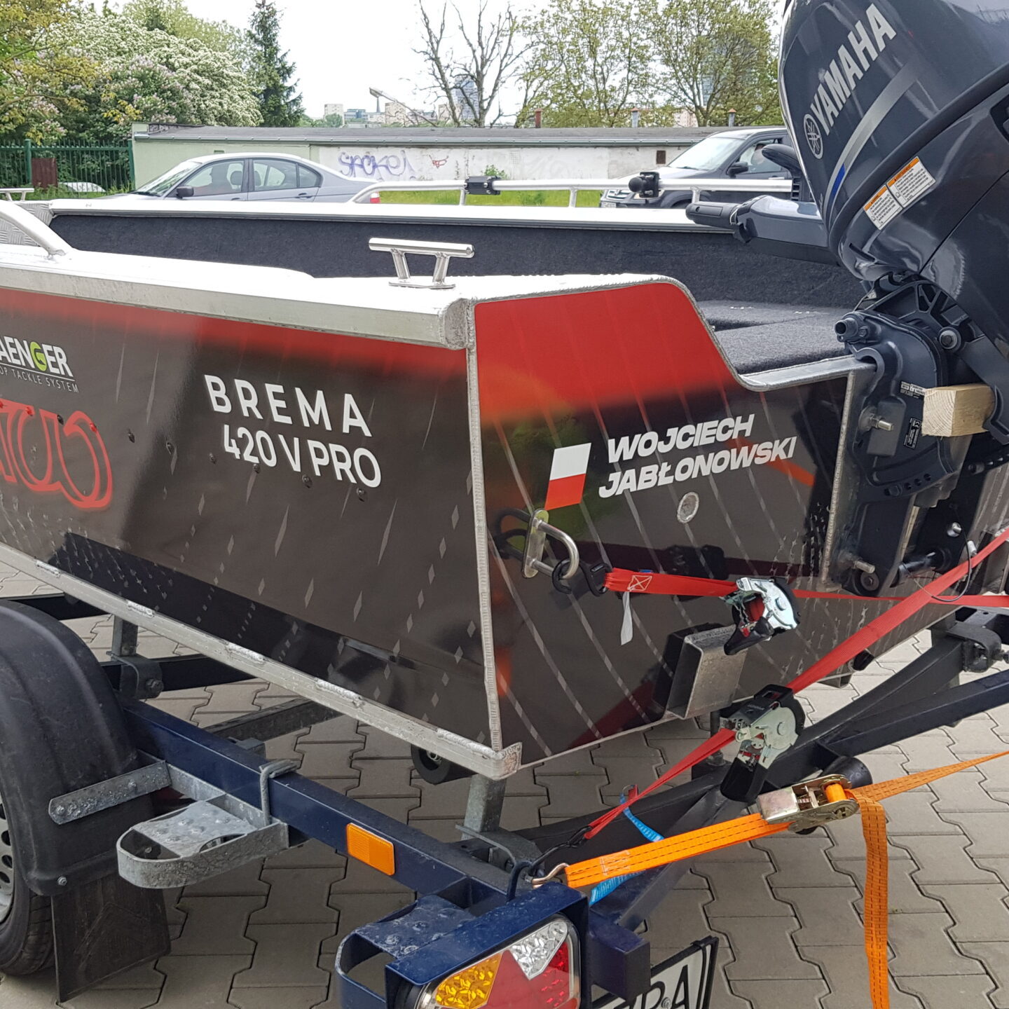 oklejanie łodzi Szczecin, agencja reklamowa krantom.PL