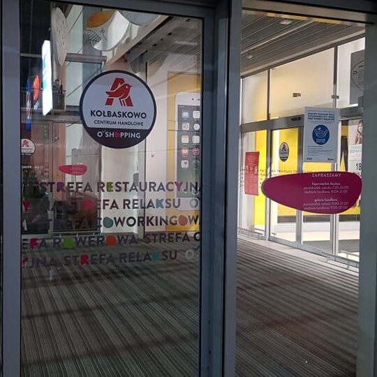 oklejanie galerii handlowych krantom Szczecin