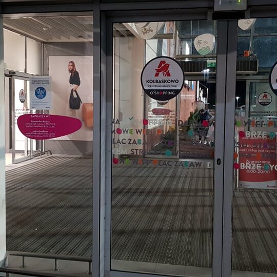 oklejanie galerii handlowych krantom Szczecin