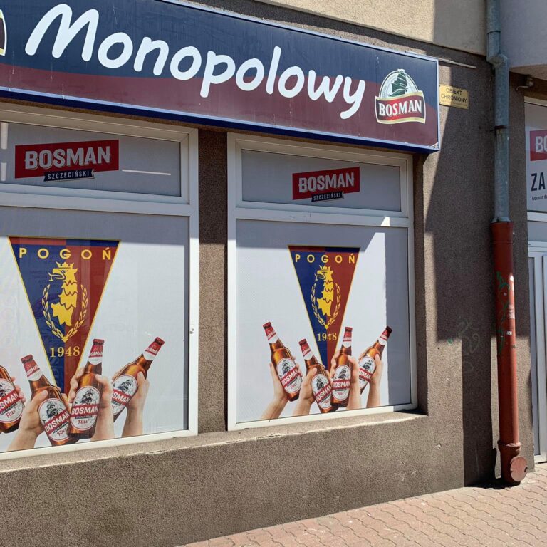 demontaż starych reklam i oklejanie szyb Szczecin, agencja reklamowa i drukarnia krantom.PL