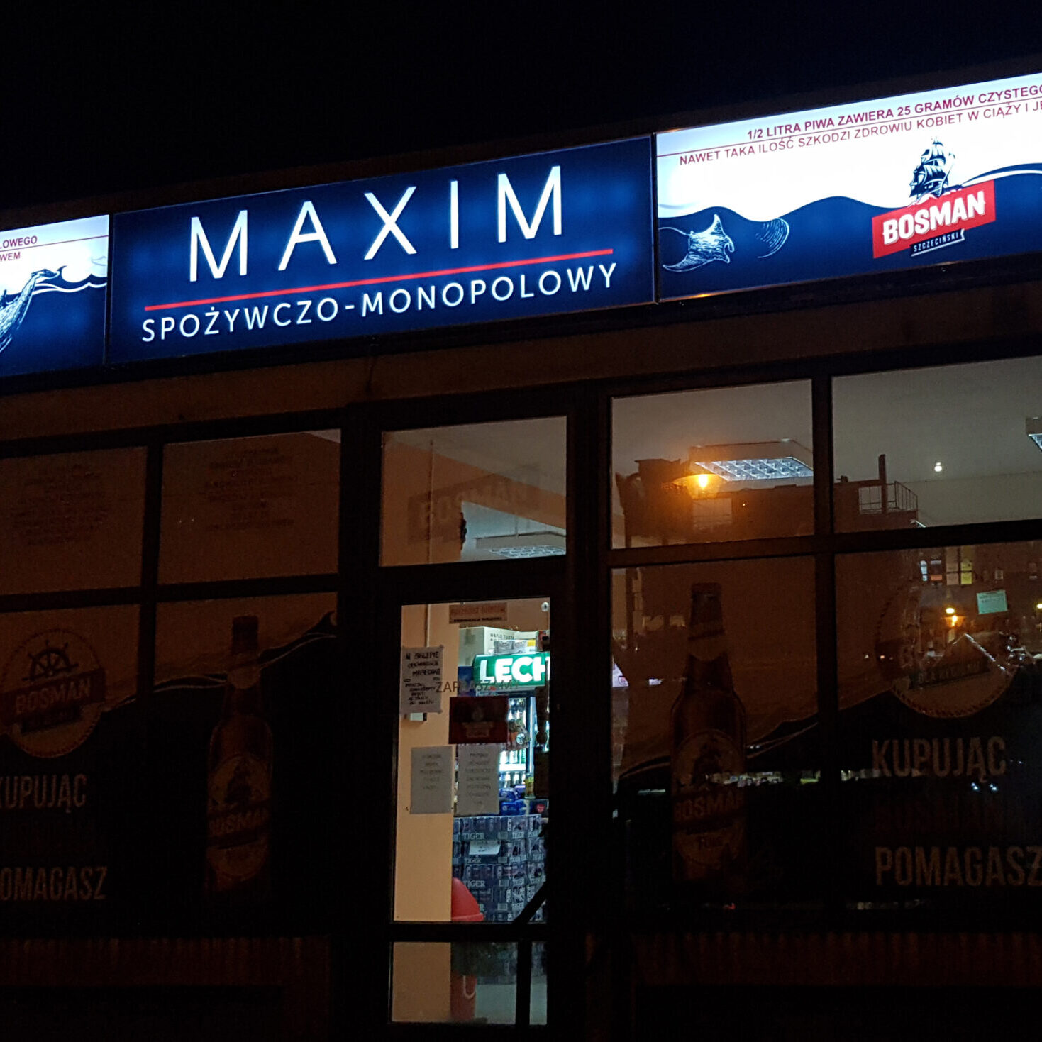 kasetony świetlne reklamowa producent agencja reklamowa krantom.PL Szczecin