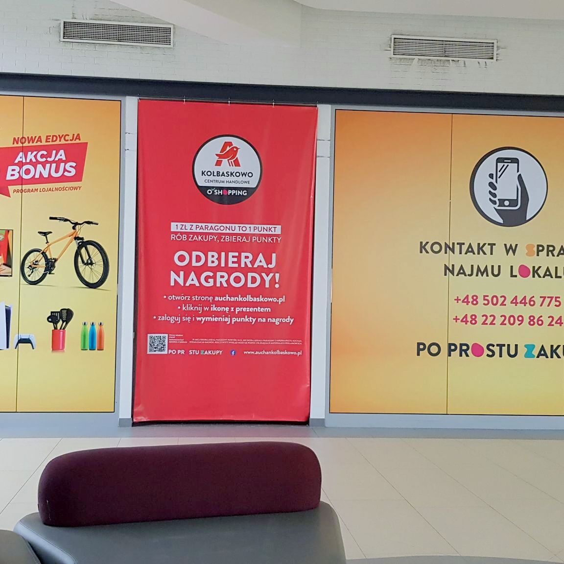 oklejanie galerii handlowych krantom Szczecin