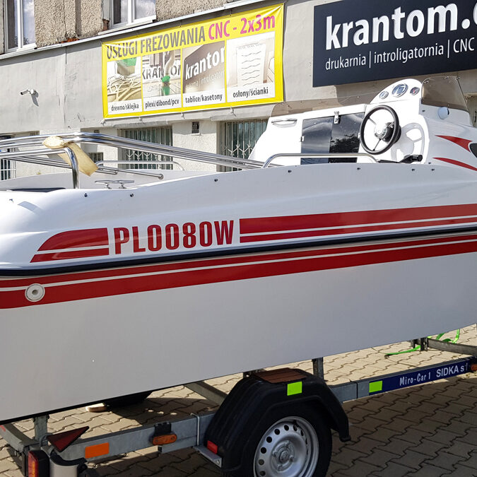 oklejanie łodzi Szczecin